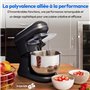 Robot pâtissier - MEDION - MD18420 - 1200 W - 5 L - 8 vitesses - Bol a glace - Noir