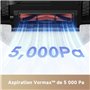 Dreame MOVA E20 - Robot Aspirateur Laveur - Navigation LDS, Puissance d'aspiration de 5 000 Pa - Aspirateur et Mop 2-en-1 - Comp