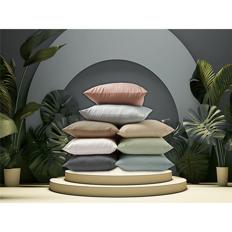 Image secondaire de Taie d'oreiller Happy Home Gris clair Lit 1 personne