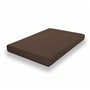 Drap housse Happy Home Marron Lit de 120
