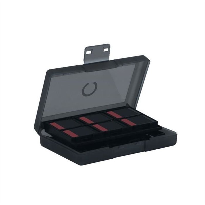 Boîtier de protection et transport - KONIX - Pour cartouches de jeux Nintendo Switch 2 - Antichoc - 24 rangements - Noir
