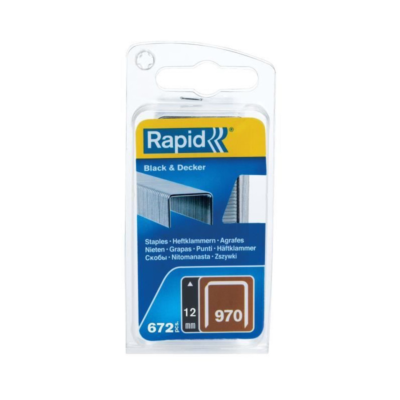 Image secondaire de Agrafes Galva - RAPID - 970/12mm - Blister 672