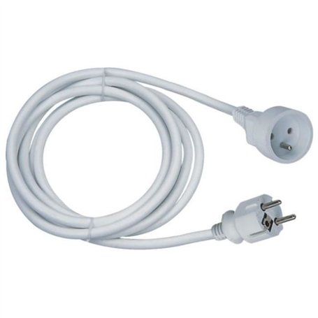 Rallonge électrique - GAO - 16A - Câble 10m - Blanc - Robuste - Flexible