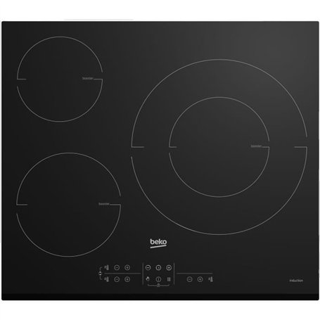 Table de cuisson a induction - BEKO - 3 foyers - 60 cm - HII63M