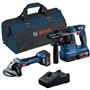 Pack marteau perforateur et meuleuse - Bosch - 0615A50037