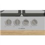 Table de cuisson a gaz - BOSCH Série 4 - 4 foyers - 52 x 58,2 x 4,5 cm - PGP6B5K90 - Inox