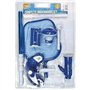 Entretien piscine - BSI - Kit 6 articles - Aspirateur de fond - Manche 1,5m - Éponge - Flotteur - Thermometre - Épuisette