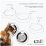 Gamelle pour chat - CATIT - PIXI - 200ml - Bols en acier inoxydable amovibles - Blanc