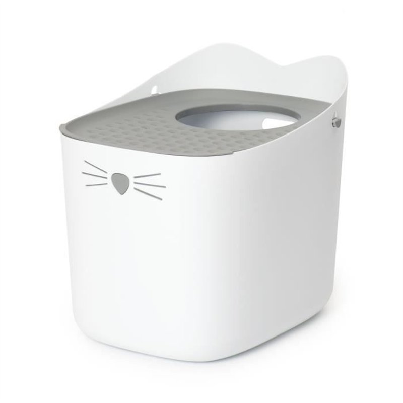 Maison de toilette Bac a litiere pour chat - CATIT - Pixi Box - Entrée par le haut
