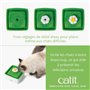 Fontaine a eau pour chat a fleur mini - CATIT - Flower mini - 1,5L - Accessible chatons et chats de petite taille - Vert