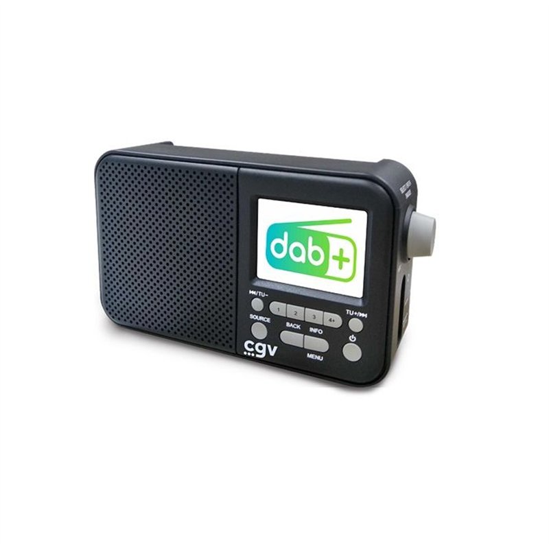 Image secondaire de Radio portable DAB+ et FM - CGV - DR7+ - Écran couleur TFT 2,4 - Prise casque - Éco-consommation
