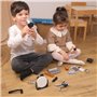 Set coiffeur - Jeu d'imitation Barbier - CLEMENT CLEMENTINE - Tondeuse, seche-cheveux, rasoirs - Des 3 ans