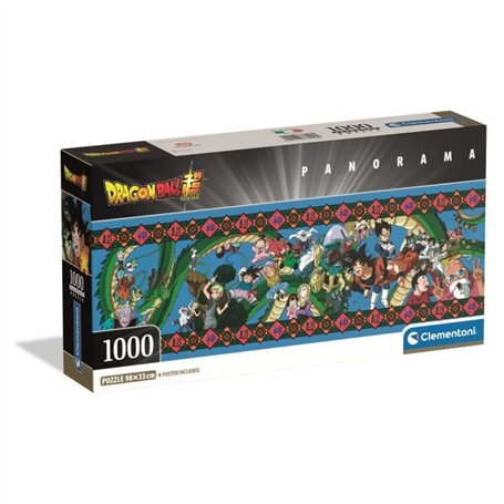 CLEMENTONI - Compact 1000 pieces Panorama - Dragon Ball Super