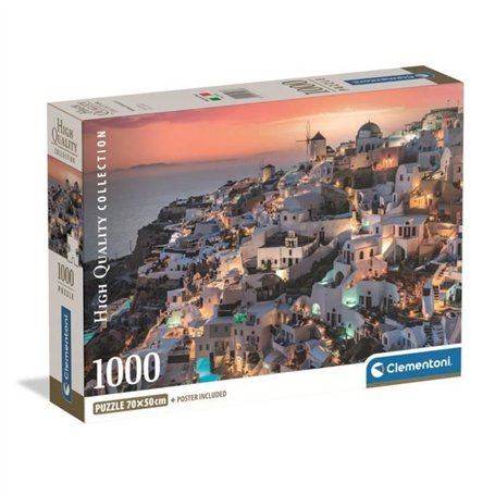 CLEMENTONI - Compact 1000 pieces - Shades of Santorini