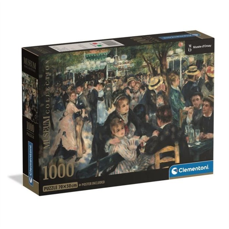 CLEMENTONI - Compact 1000 pièces - Renoir : Bal du Moulin