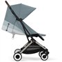 CYBEX - Poussette ultra compacte et confortable - ORFEO - 4 roues - Stormy Blue
