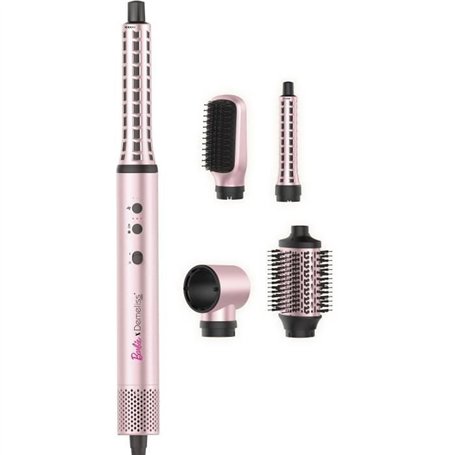 Brosse soufflante - DEMELISS - Air Flow Styler Barbie Edition - 3 vitesses - Rose