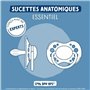 2 Sucettes anatomiques - DODIE - A109 EDL - +18 mois - Mathilde Cabanas Bleu
