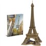 Puzzle 3D - Tour Eiffel - Jeu de construction - EXPLORA - 80 pieces - Des 8 ans