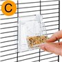 Cage canaris - FERPLAST - PIANO 4 - 59 x 33 x 55 cm - Noir