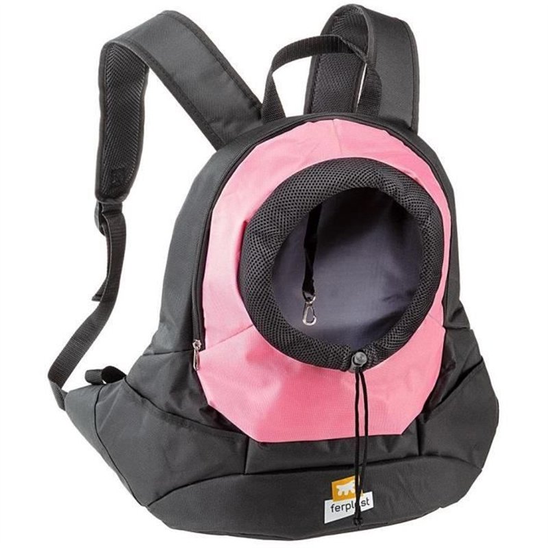 Sac a dos pour chien - FERPLAST - KANGOO - Large 8 kg - Rose