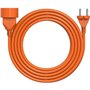 Rallonge électrique - GENERIQUE - H05VVF 2x1,5 - 25 m - Orange - Utilisation extérieure