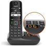 GIGASET Téléphone Fixe AS690 A Noir