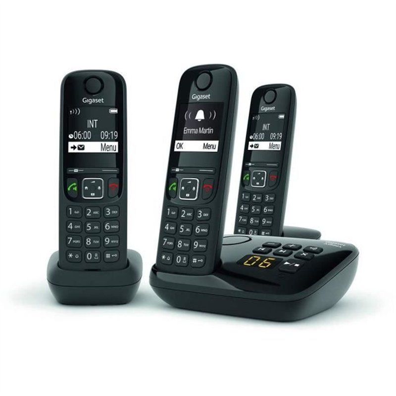 Image secondaire de GIGASET Téléphone Fixe AS690 A Trio Noir