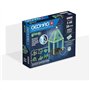 Coffret de construction - GEOMAG - Glow Recycled - 25 pieces - Luminescent - Magnétique - Plastique recyclé