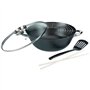 Wok multifonction 5 pieces - GSW - 860956 - Fonte d'acier - 32 cm - Tous feux dont induction