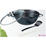 Wok multifonction 5 pieces - GSW - 860956 - Fonte d'acier - 32 cm - Tous feux dont induction