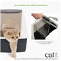 Maison de toilette Bac a litiere pour chat - CATIT - Airsift Regular - Systeme de filtration intégré - L. 57 x l. 39 x H. 46,5 c