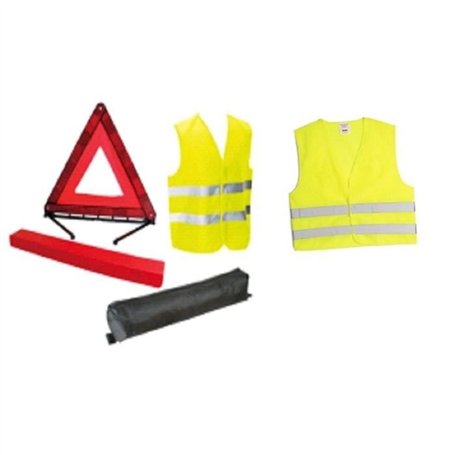 Pack sécurité - HTC EQUIPEMENT - 1 triangle de présignalisation + 2 gilets de sécurité adulte XL
