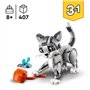 LEGO Creator 31163 3-en-1 Le chat joueur - Jeu de construction pour fille des 8 ans