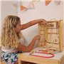 Armoire a outils en bois avec de vrais outils - PLANETE BOIS - FSC - 25 pieces - Montessori - Des 8 ans