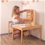Armoire a outils en bois avec de vrais outils - PLANETE BOIS - FSC - 25 pieces - Montessori - Des 8 ans