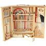 Armoire a outils en bois avec de vrais outils - PLANETE BOIS - FSC - 25 pieces - Montessori - Des 8 ans