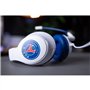 Casque gaming filaire - KONIX - PC, PS4, PS5, Switch, Xbox - Micro 45° - Câble 1,5 m - Blanc et bleu