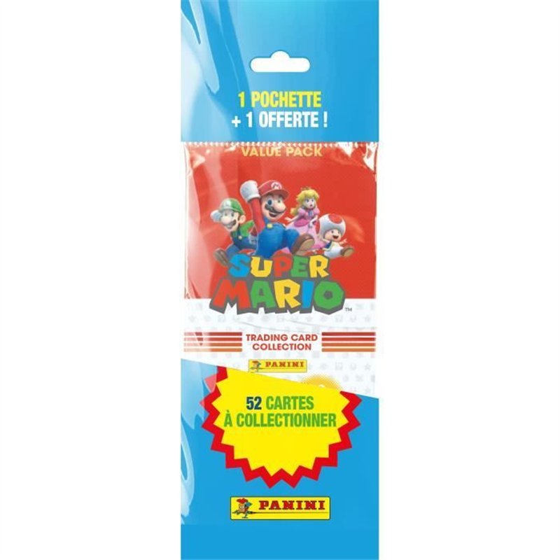 Image secondaire de Fat pack - PANINI - SUPER MARIO - 2 pochettes - 52 cartes