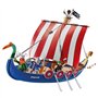 PLAYMOBIL 71888 Drakkar des pirates, Astérix, Personnages de la BD, Bateau et 4 personnages, 88 pieces, Des 5 ans