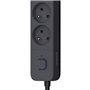 Multiprise - QUARX - 4 prises - Avec 3 ports USB, câble 1,5m