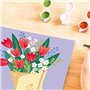 CreArt 20x20 cm Bouquet de tulipes, Loisir créatif, Adulte, Peinture par numéros, 25518, Ravensburger