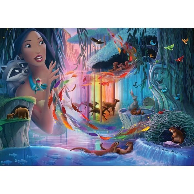 Puzzle 1000 pièces Pocahontas, Collection Disney Princesses, dès 14 ans, Disney, 12001344, Ravensburger