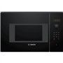 Micro-ondes simple encastrable -BOSCH SER4 - BFL523MB1F - Noir - 7 programmes auto - 38,2 x 59,4 x 31,7 cm