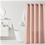 Rideau de douche gauffré - Pink - Polyester - 180 x 200 cm - 12 crochets - UTILITY - TODAY