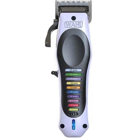 Tondeuse a cheveux - WAHL - ColorPro Cordless Lithium - 240 V - 120 min - Blanc / Noir