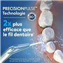 Waterpik WF-20 Pulse, Hydropulseur Sans Fil, Recommandé par l'UFSBD, Jet dentaire Rechargeable, Elimine la Plaque, Blanc