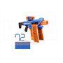 Blaster motorisé - ZURU - X-SHOT Clip Blaster - 4 chargeurs - Portée 27 m - Extensions incluses