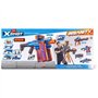 Blaster motorisé - ZURU - X-SHOT Clip Blaster - 4 chargeurs - Portée 27 m - Extensions incluses