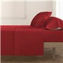 Drap Happy Home Mix Colors Rouge Lit 1 persone